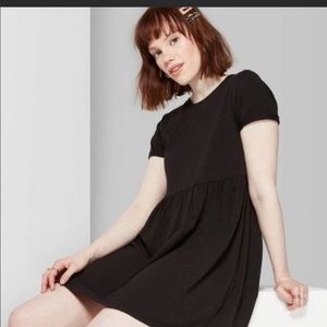 Black Wild Fable Babydoll Dress
